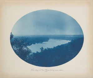 From Bluffs at Pine Bend Looking Downstream